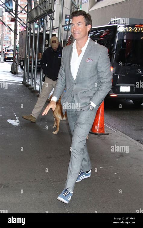 New York, NY, USA. 07th Mar, 2023. Jerry O'Connell seen arriving at CBS Mornings to promote the ...