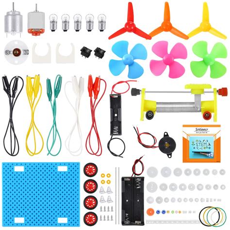 Buy Sntieecr Electric Circuit Learning Kit, Car Model Assemble Physics ...