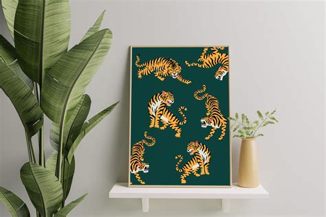 Tiger Printable Poster Tiger Prints Tigers Wall Art Year of - Etsy