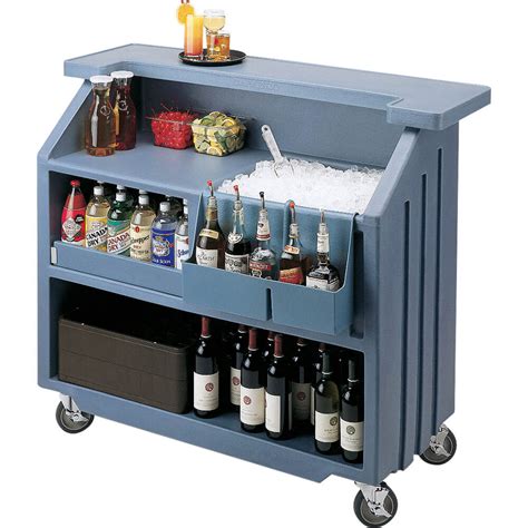 Cambro Black, Small Portable Bar, Indoor / Outdoor Bar, BAR540-110