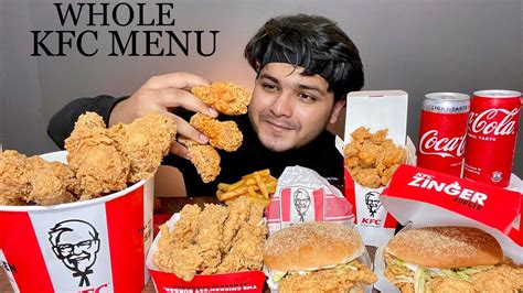 KFC* KENTUCKY FRIED CHICKEN•MUKBANG | KFC EATING CHALLENGE | MUKBANG | EATING SHOW - YouTube