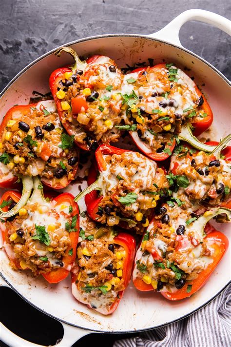 Vegetarian Stuffed Peppers | The Modern Proper