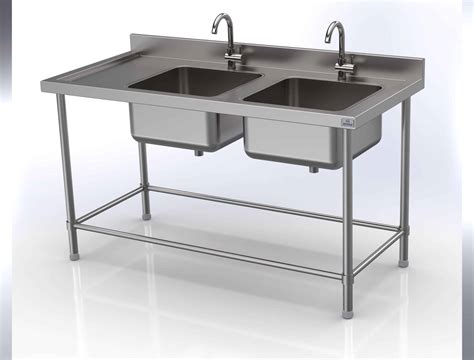 Stainless Steel Kitchen Work Table With Sink Manufacturer