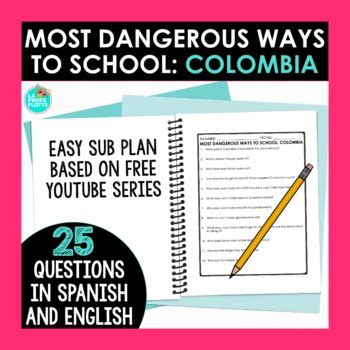 Most Dangerous Ways to School Colombia Questions in Spanish and English