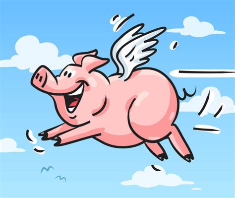 Animated Flying Pig