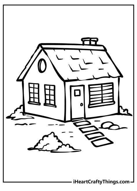 Printable House Coloring Pages (Updated 2022) (2022)