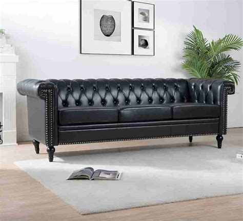 Black Leather Sleeper Sofa Sectional | Cabinets Matttroy