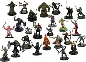 Amazon.com: 25 Assorted D&d Dungeons and Dragons Miniatures Figures ...