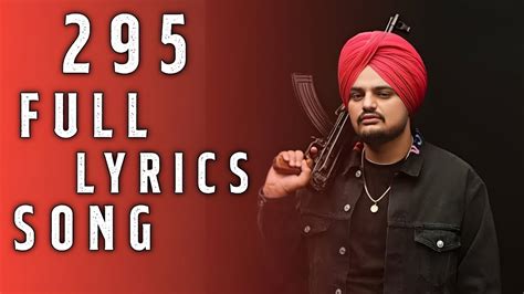 295 : Sidhu Moose Wala Lyrics Song | Lyrical Video | By Lyrics 25 ...