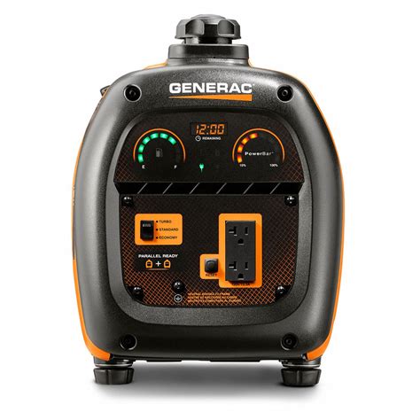 GENERAC Portable Inverter Generator, Inverter, Generator Fuel Type ...