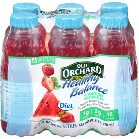 Old Orchard® Healthy Balance® Diet Strawberry Watermelon Juice 6-10 fl ...