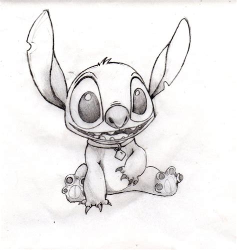 Stitch drawing, Cartoon drawings sketches, Cartoon drawings disney