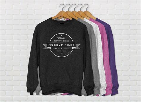 sweater mockup Mockup mockups branding psd sets vector templates paper ...