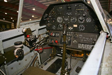 Cockpit Of A P-40e Warhawk Photograph by Scott Germain - Pixels