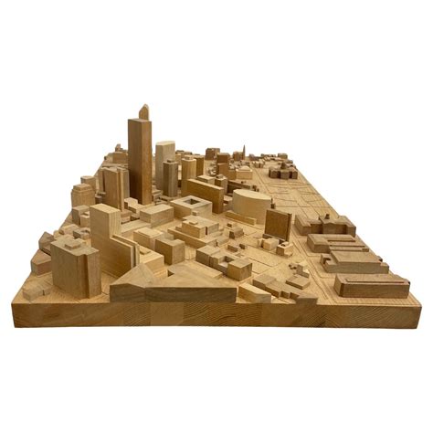 Architectural Wood Model of Denver, CO. For Sale at 1stDibs