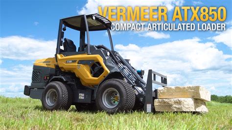 Vermeer ATX850 compact articulated loader in action - YouTube