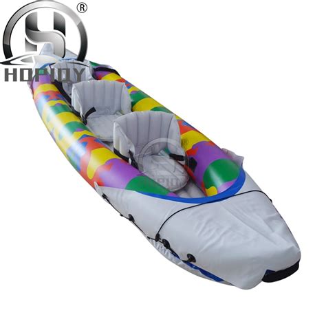 H73 Brand NEW Plastic Double inflatable canoe and kayak, 3 Person ...