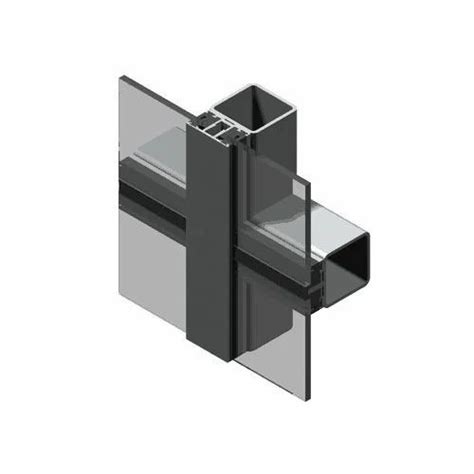 Aluminum Curtain Wall Section at Rs 180/kilogram | Aluminium Section ...