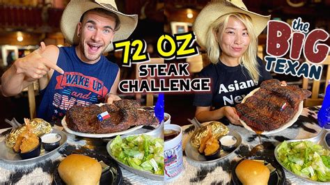 WORLD FAMOUS 72OZ BIG TEXAN STEAK CHALLENGE in Amarillo!! #RainaisCrazy ...