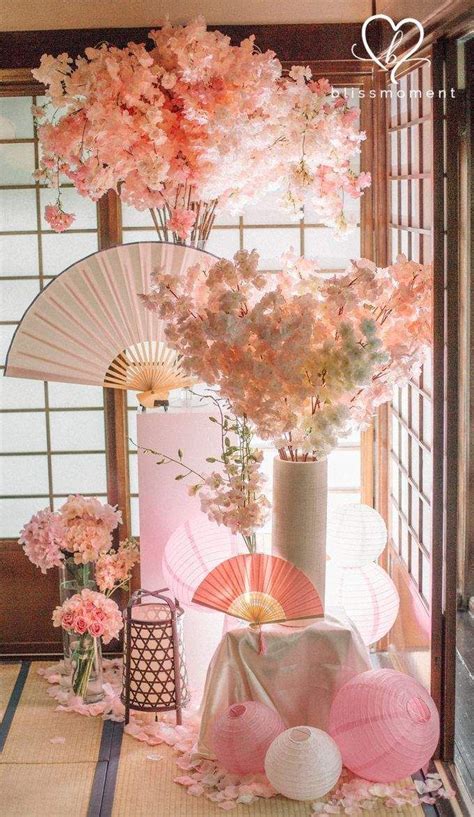 Pin by Jessica on Flowers | Japanese wedding theme, Cherry blossom party, Cherry blossom theme