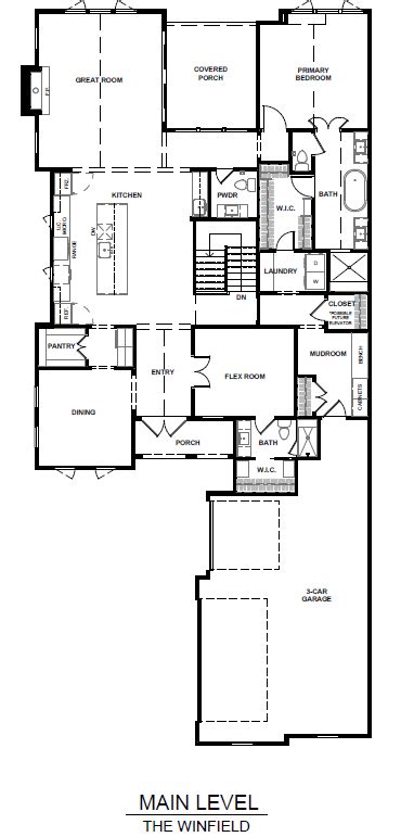 The Winfield Floor Plan from Lambie Homes Kansas City