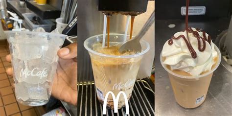 McDonald's Worker Shares How Popular Iced Mocha Drink is Made