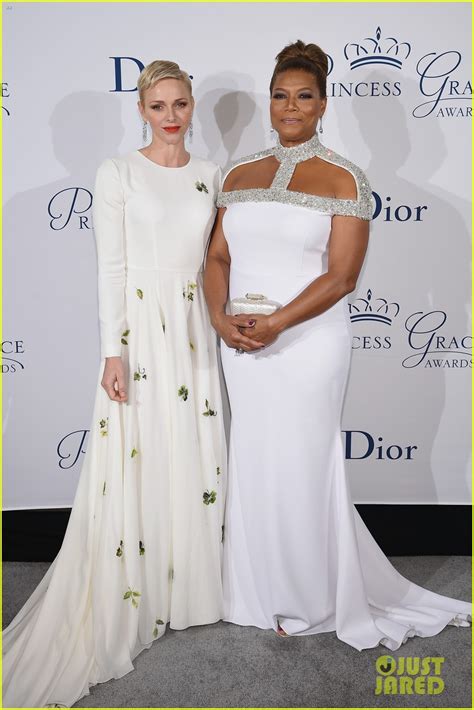 Queen Latifah, Leslie Odom Jr. & Pregnant Wife Nicolette Robinson Get Glam At Princess Grace ...