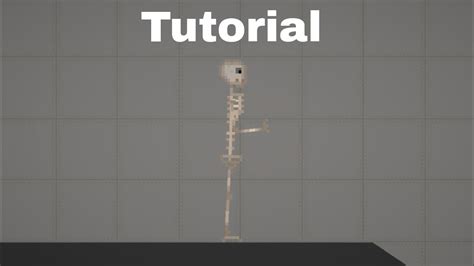 How To Make A Live Skeleton | Melon Playground - Tutorial - YouTube