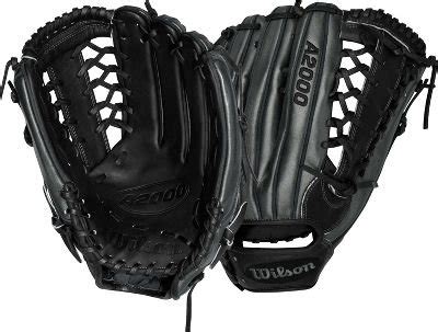 Kanitasart: Wilson A2000 Outfield Baseball Glove (Black/Grey), Left ...