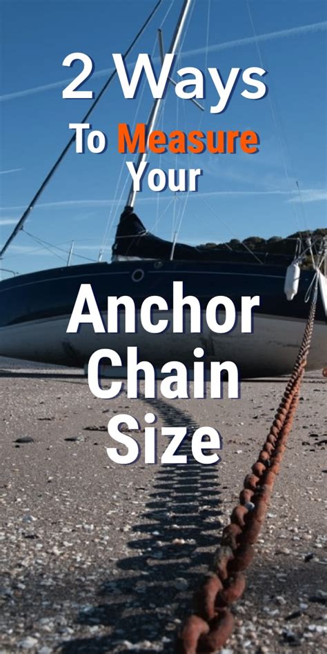 How To Measure Your Anchor Chain Size (Two Ways) - Improve Sailing