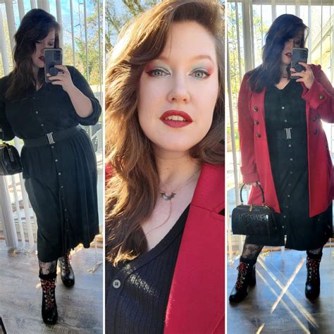 God bless America and red lipstick💄looks for the polls today! : r/PlusSizeFashion