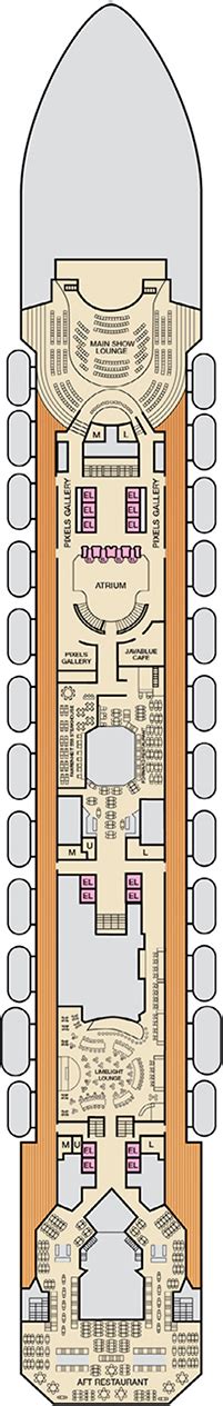 Carnival Radiance Deck plan & cabin plan