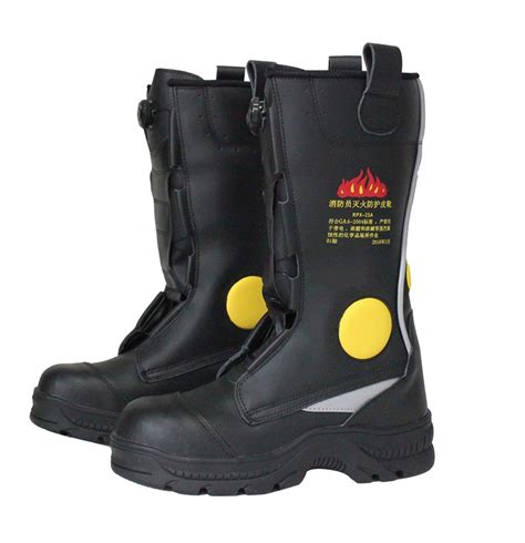 Firefighter boots (leather) - Jiangxi Dingfeng Equipment Technology Co., Ltd