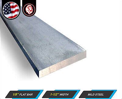 1/8" x 1-1/2" - Metal Flat Bar - Mild Steel - 48" inch long (4-ft) | eBay