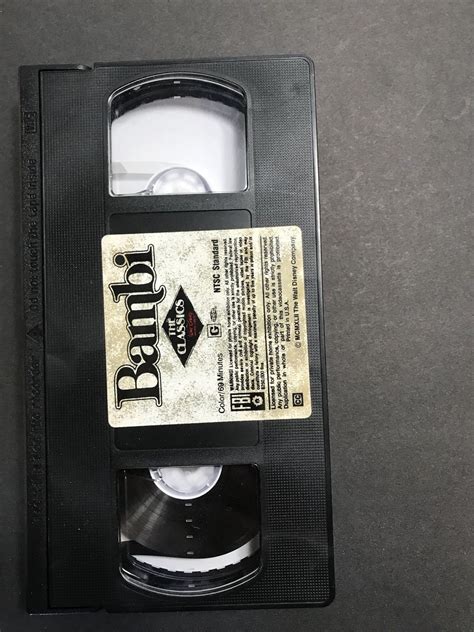 Walt Disney’s Black Diamond Classic “Bambi” #942 VHS Tape, - VHS Tapes