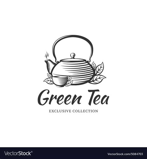 Tea logo Royalty Free Vector Image - VectorStock