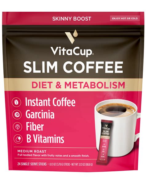 VitaCup Slim Coffee Instant Packets for Skinny Diet & Metabolism, 24 Ct - Walmart.com