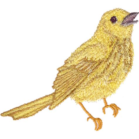 Free Embroidery Design: Yellow Bird | I Sew Free