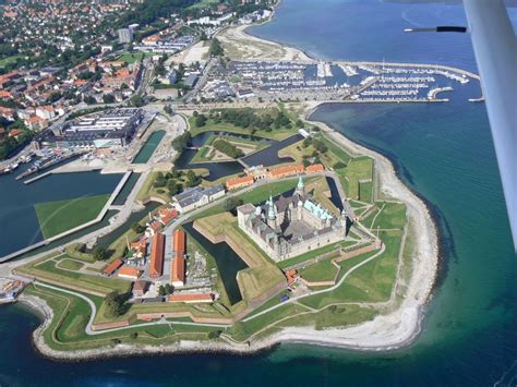 To Helen Back: Helsingor castle from the air