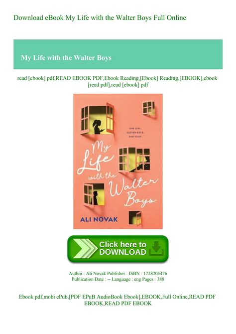 Download eBook My Life with the Walter Boys Full Online by mereasemina ...