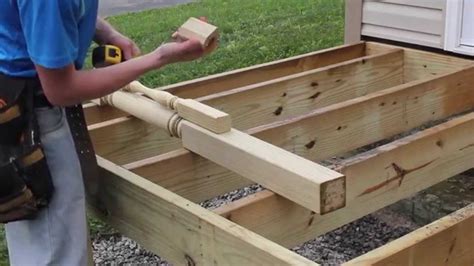 How to Install Deck Posts from S&L Spindles - YouTube