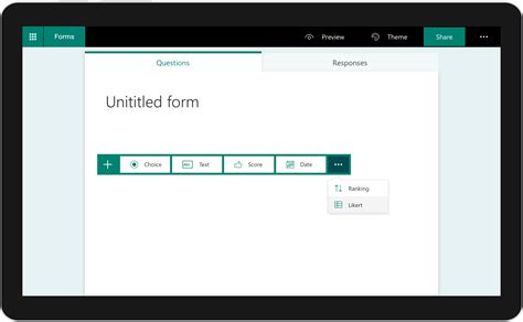 Use the Likert, a new survey question type in Microsoft Forms - Microsoft Tech Community