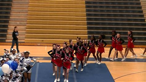 woodbridge middle school 2013 cheer competition - YouTube