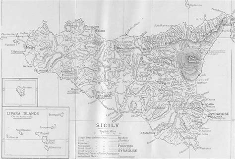 Ancient Map of Sicily • Mapsof.net