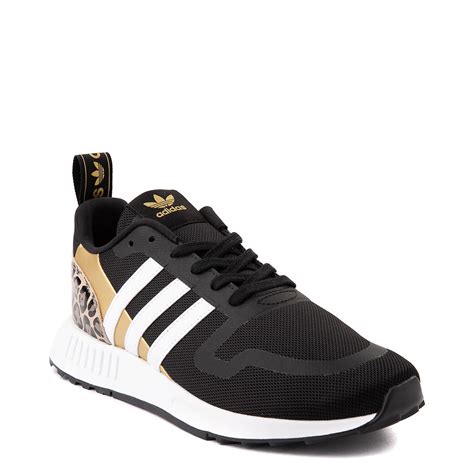 Womens adidas Multix Athletic Shoe - Black / Gold / Leopard | Journeys