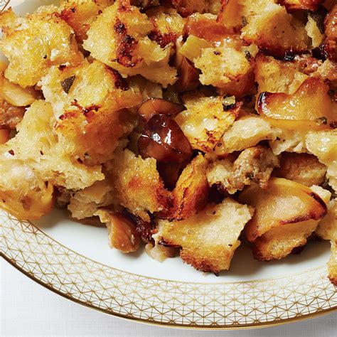 Sourdough, Italian Sausage, and Chestnut Stuffing Recipe | Bon Appétit