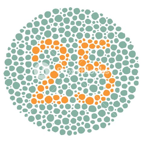 Color Blindness Test - 25 Royalty-Free Stock Image - Storyblocks