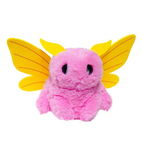 Poodle Moth Plush Toy Kawaii Stuffed Animal Pink Standard Size 5