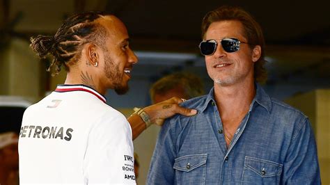 Brad Pitt set to race F1 star Lewis Hamilton in British Grand Prix as ...