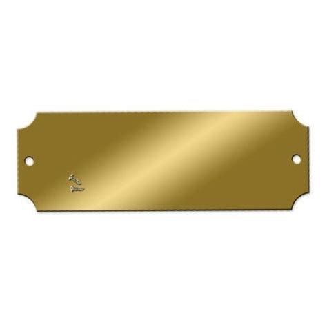 Blank Brass Name Plate, Brass Nameplate, पीतल का नेम बोर्ड, ब्रास नेम ...